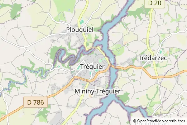 Mapa Tréguier