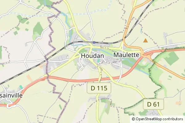 Mapa Houdan