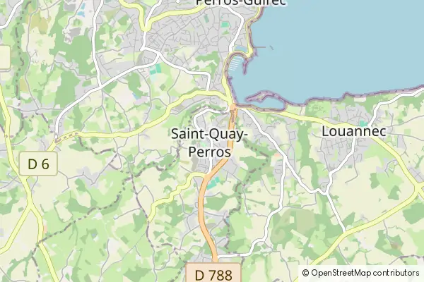 Mapa Saint-Quay-Perros