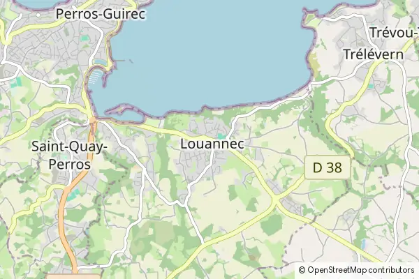 Mapa Louannec