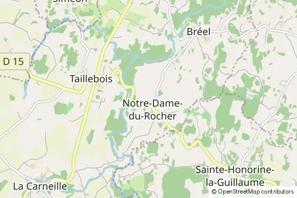 Mapa Notre-Dame-du-Rocher