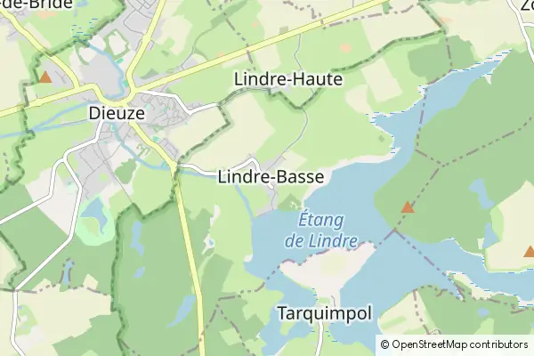 Mapa Lindre-Basse