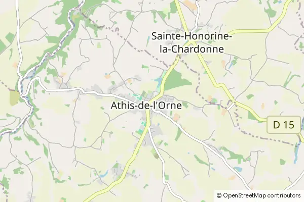 Mapa Athis-de-l’Orne