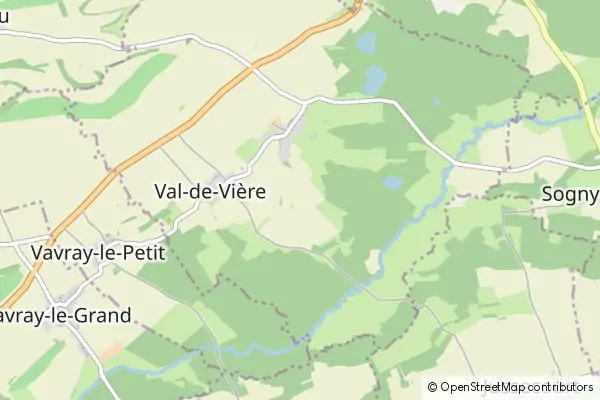 Mapa Val-de-Vière