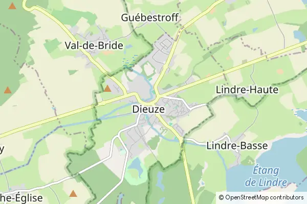 Mapa Dieuze