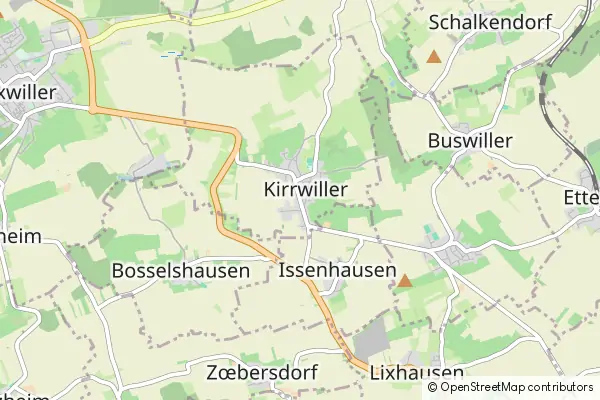 Mapa Kirrwiller