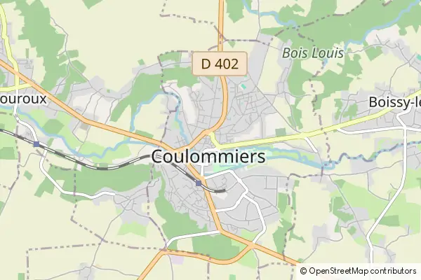 Mapa Coulommiers