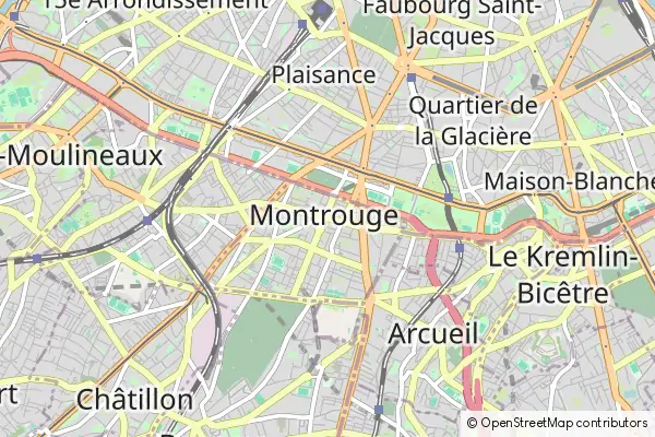 Mapa Montrouge