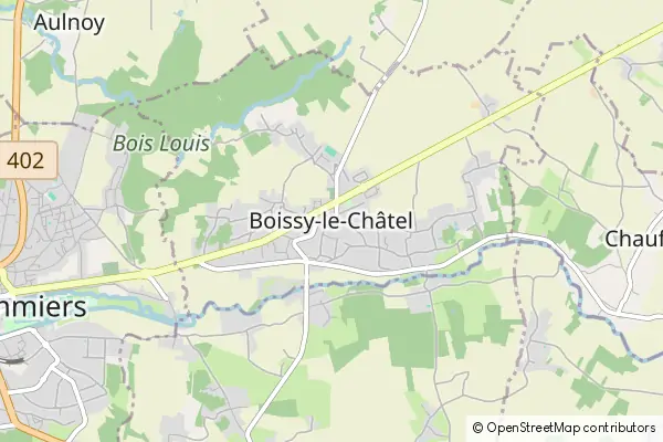 Mapa Boissy-le-Châtel