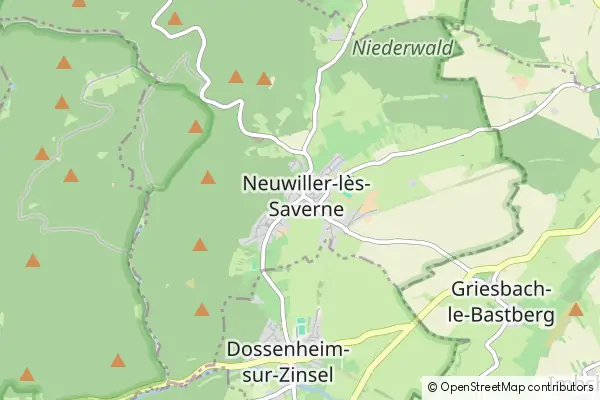 Mapa Neuwiller-lès-Saverne