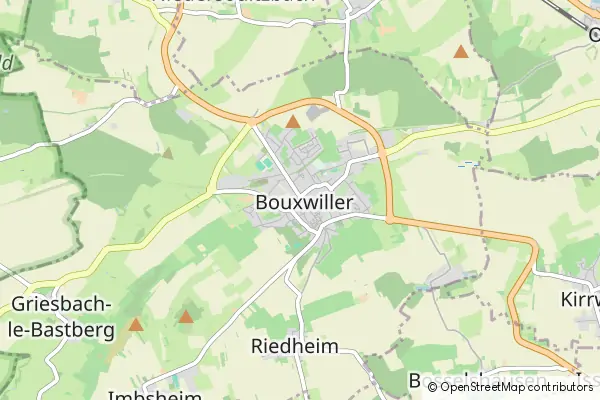 Mapa Bouxwiller