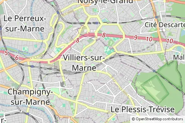 Mapa Villiers-sur-Marne