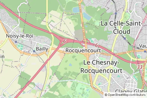 Mapa Rocquencourt