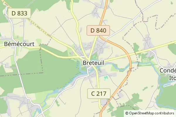 Mapa Breteuil