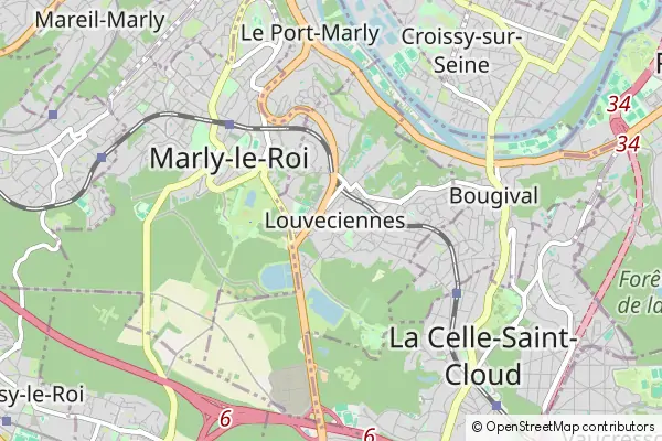 Mapa Louveciennes