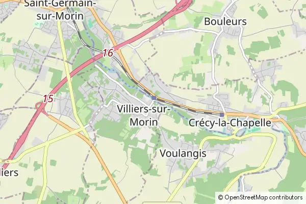 Mapa Villiers-sur-Morin