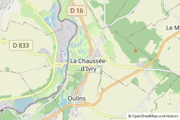 Mapa La Chaussée-d'Ivry