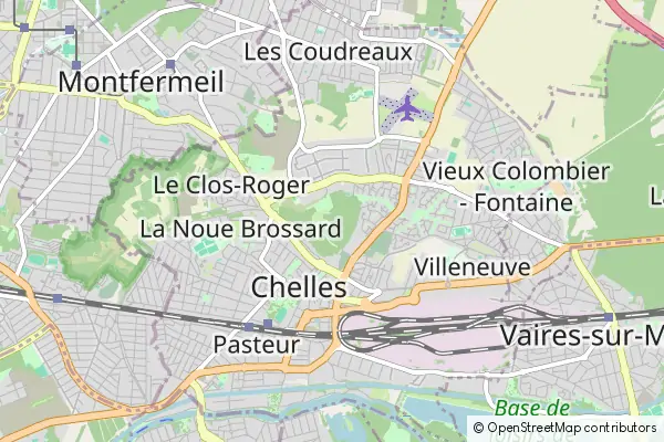 Mapa Chelles