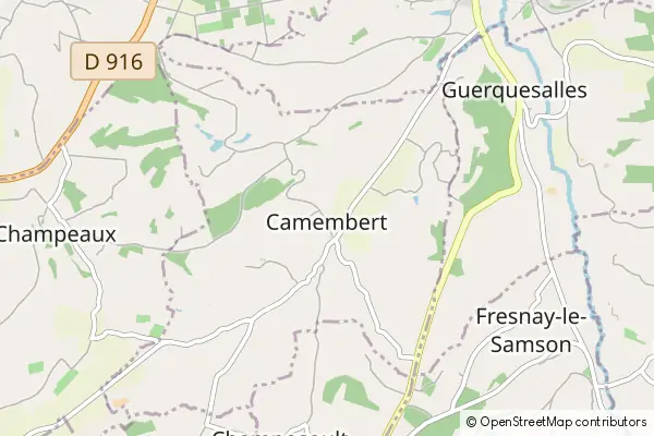 Mapa Camembert