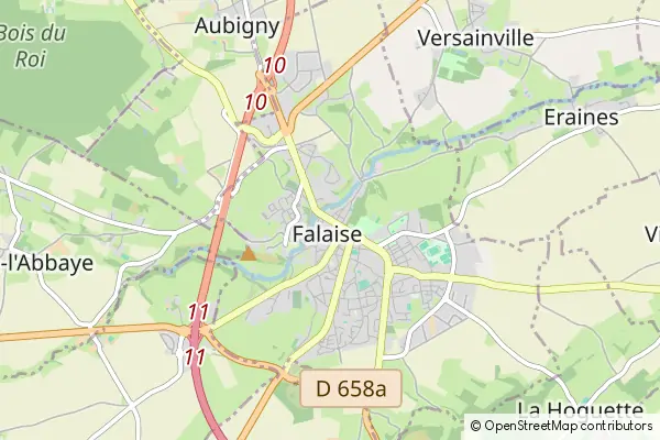 Mapa Falaise