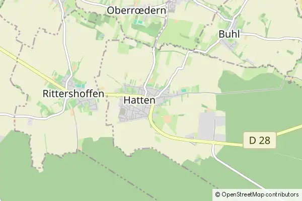 Mapa Hatten