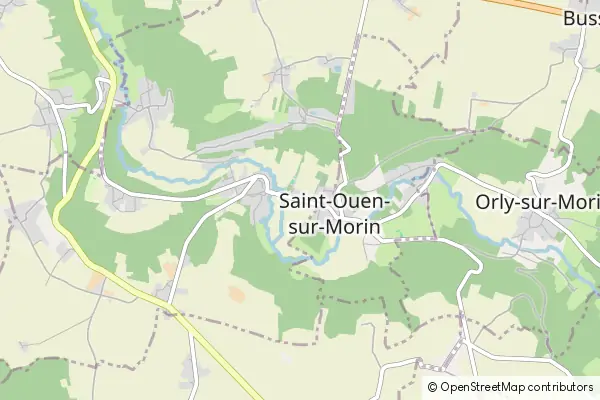 Mapa Saint-Cyr sur Morin