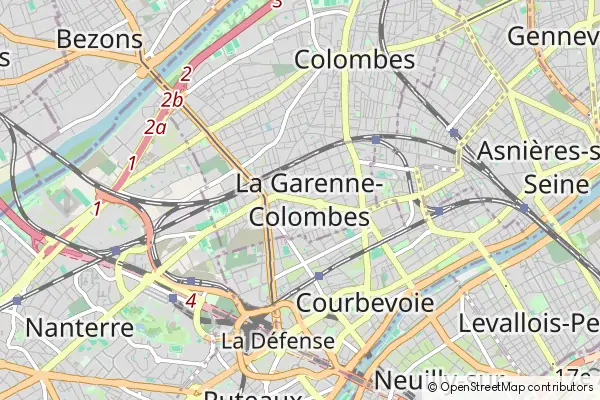 Mapa La Garenne-Colombes