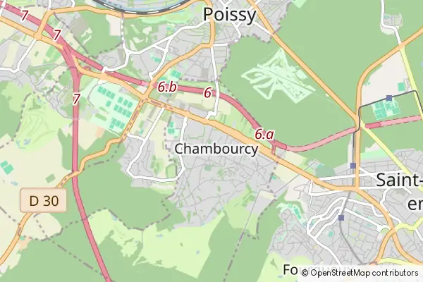 Mapa Chambourcy