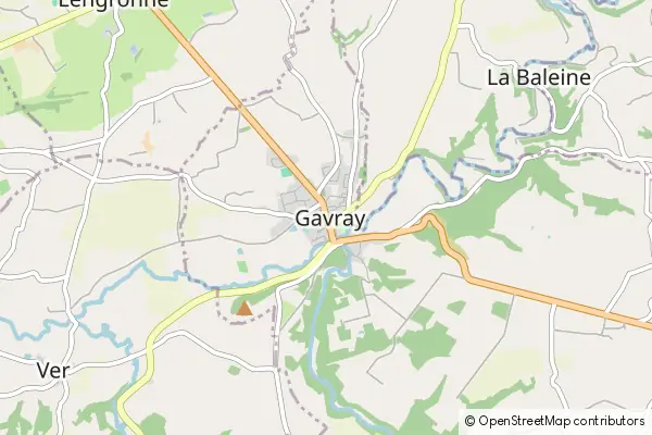 Mapa Gavray