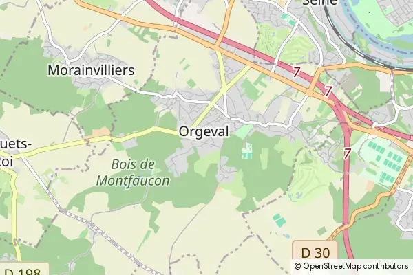 Mapa Orgeval