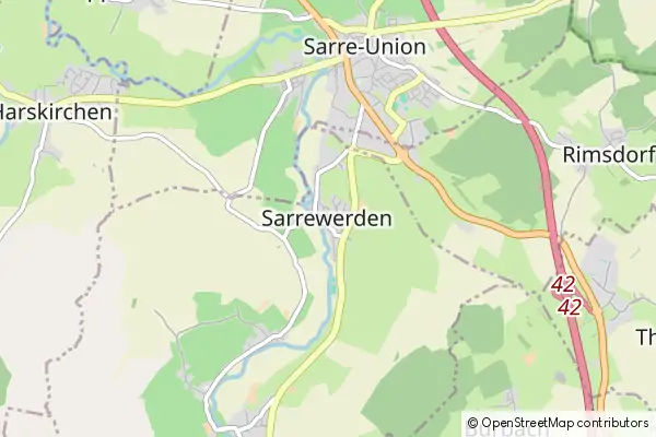 Mapa Sarrewerden