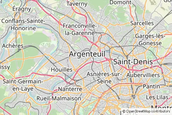 Mapa Argenteuil