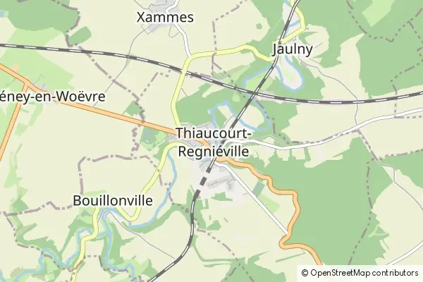 Mapa Thiaucourt