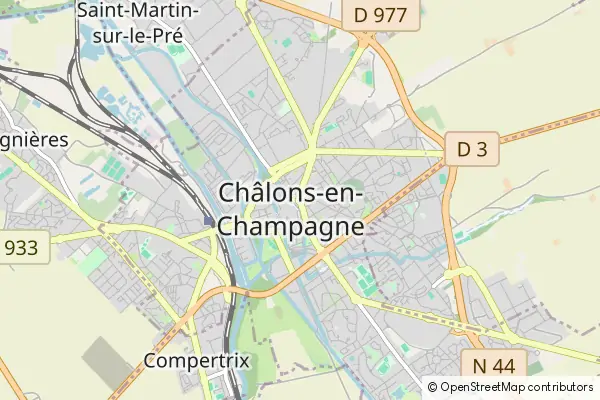 Mapa Châlons-en-Champagne