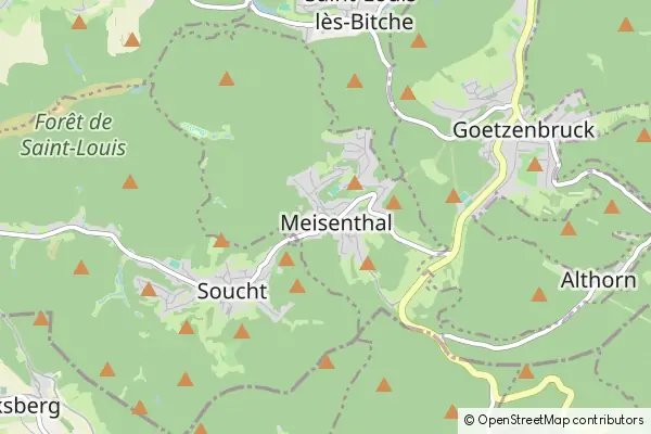 Mapa Meisenthal