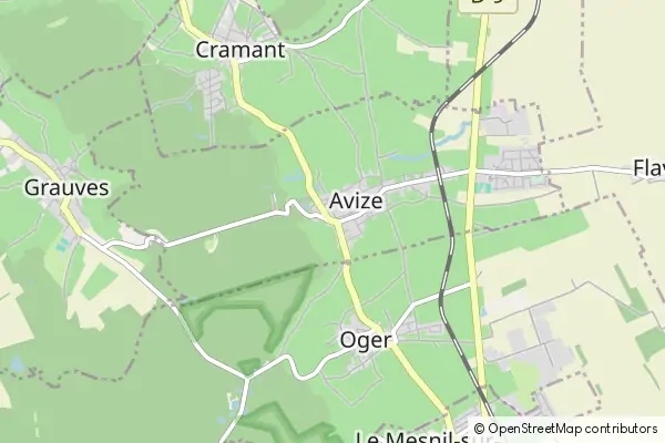 Mapa Avize