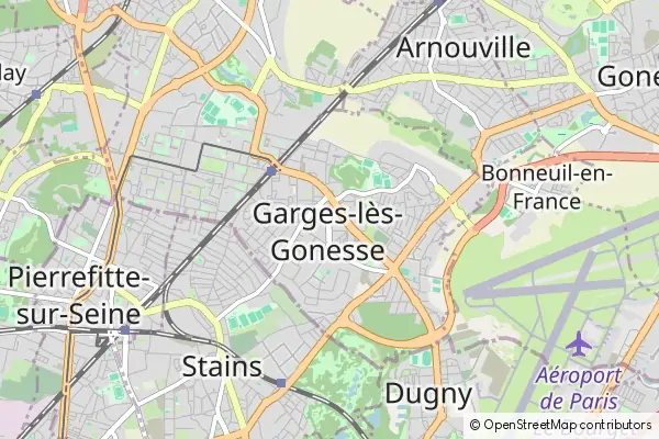 Mapa Garges-lès-Gonesse