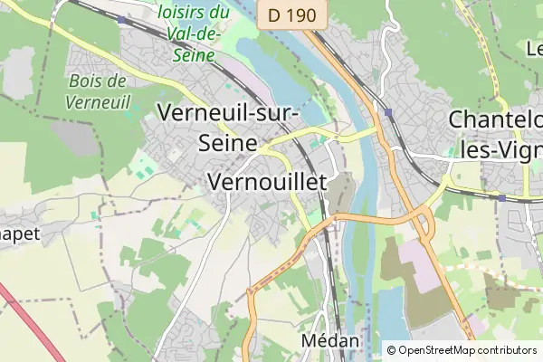 Mapa Vernouillet