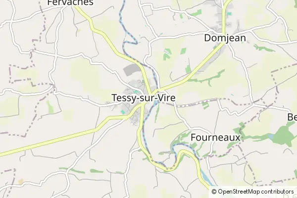 Mapa Tessy-sur-Vire