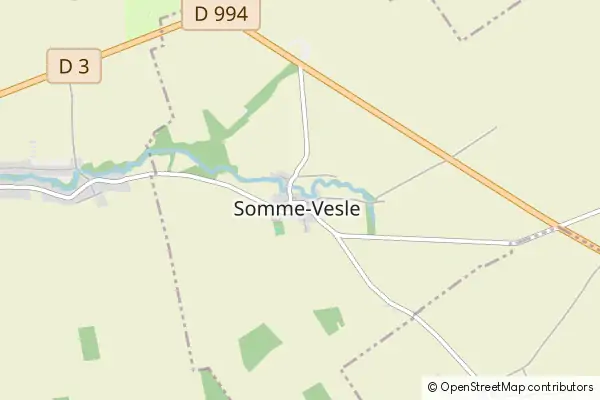 Mapa Somme-Vesle