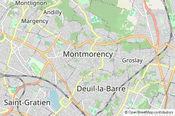 Mapa Montmorency