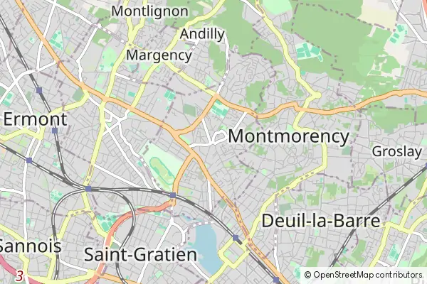 Mapa Soisy-sous-Montmorency