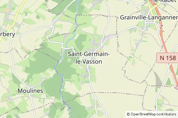 Mapa Saint-Germain-le-Vasson