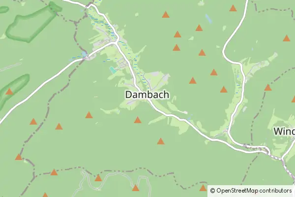 Mapa Dambach