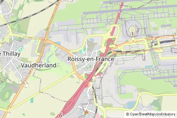 Mapa Roissy-en-France