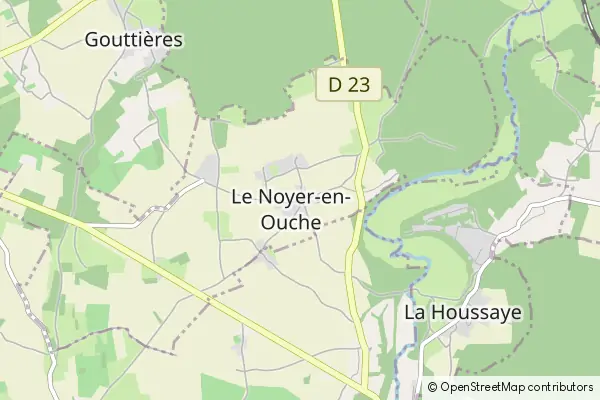 Mapa Le Noyer-en-Ouche