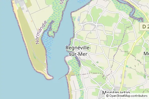 Mapa Regnéville-sur-Mer