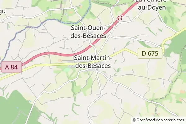 Mapa Saint-Martin-des-Besaces