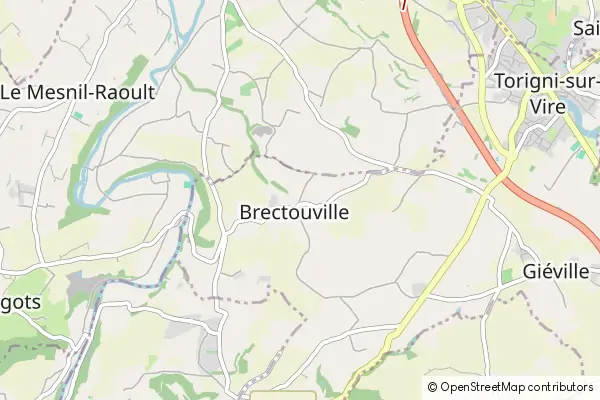 Mapa Brectouville