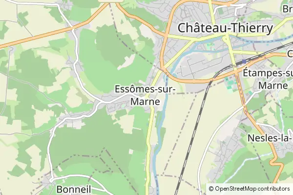 Mapa Essomes Sur Marne